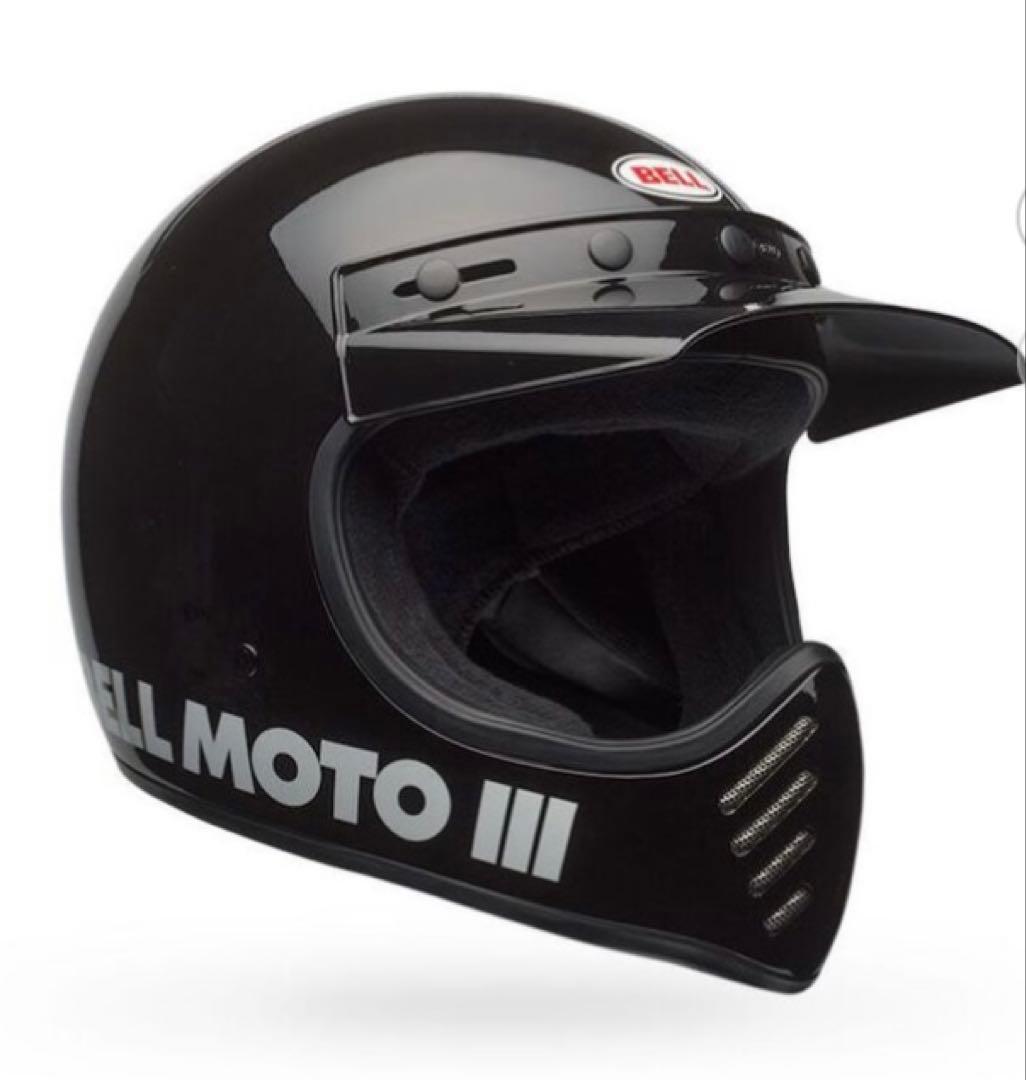 BELL MOTO III ブラック フルフェイスヘルメット　インテリア