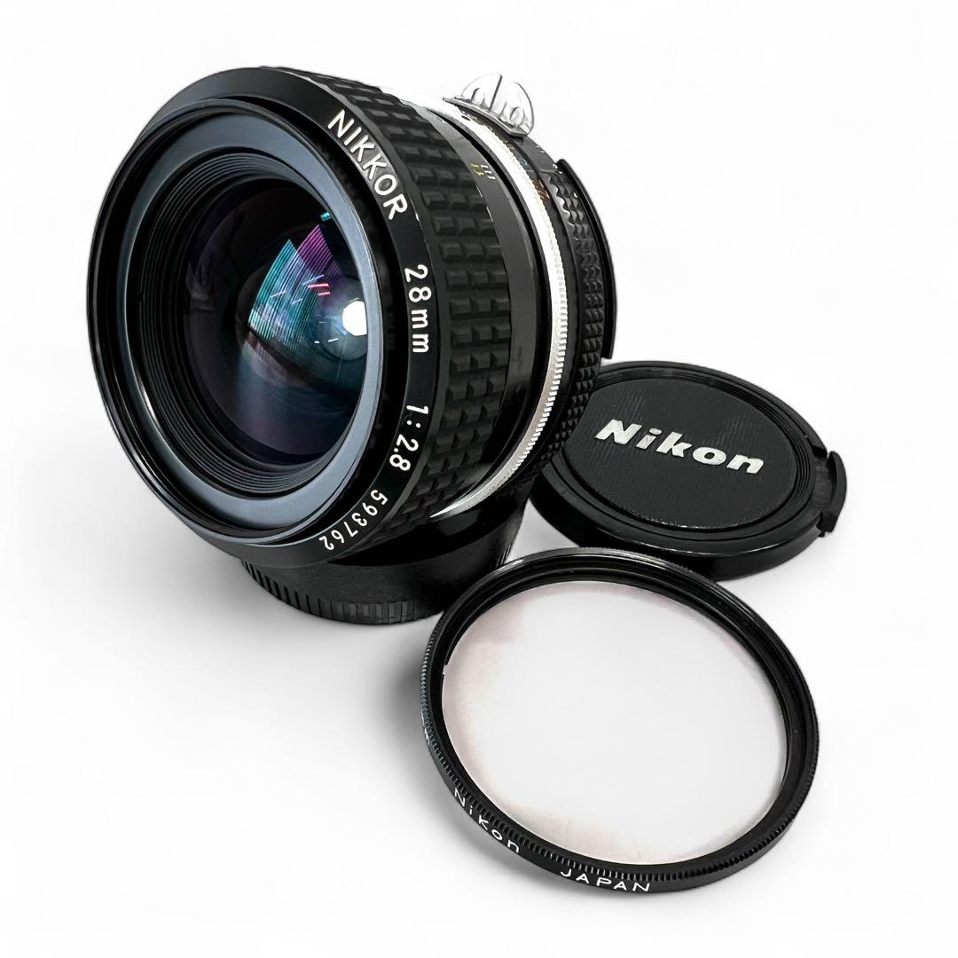 ニコン Ai NIKKOR 28mm F2.8 単焦点レンズ 広角レンズ