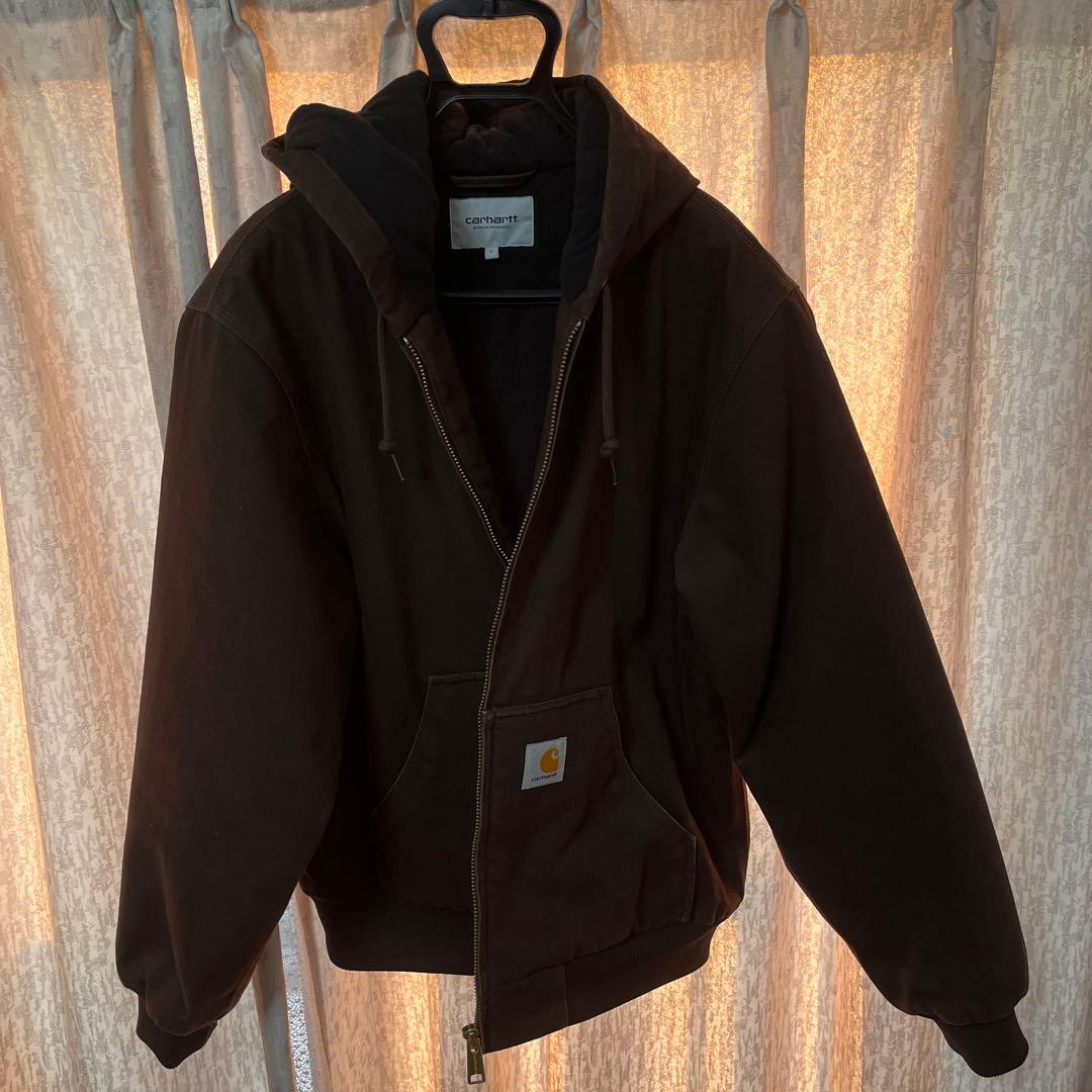 Carhartt ブラウン フルジップジャケット
