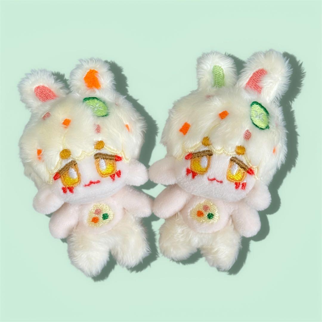 【ハンドメイドぬいぐるみ】ポテサラ・キュウリ【ランダム】