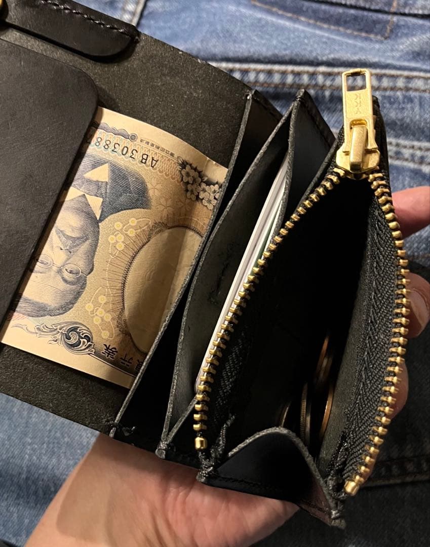 トラッカーウォレット　ショート　シルバー925アポロコンチョ　ブルガロ