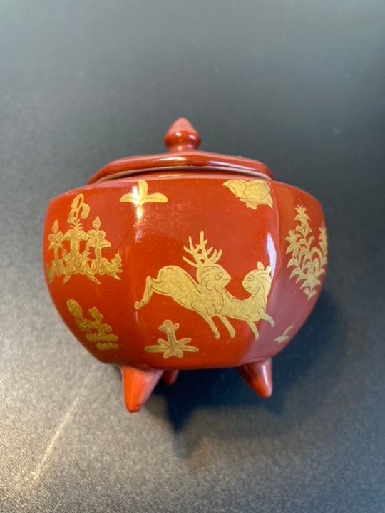 ⭕️希少！　香炉　金彩　中国　骨董品　中国美術　古美術品