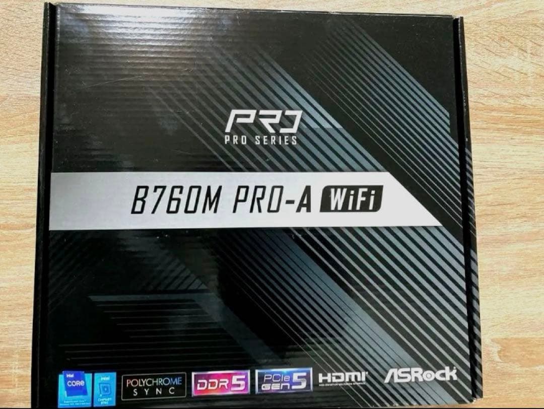 【新品未使用】ASRock B760M PRO-A WiFi マザーボード
