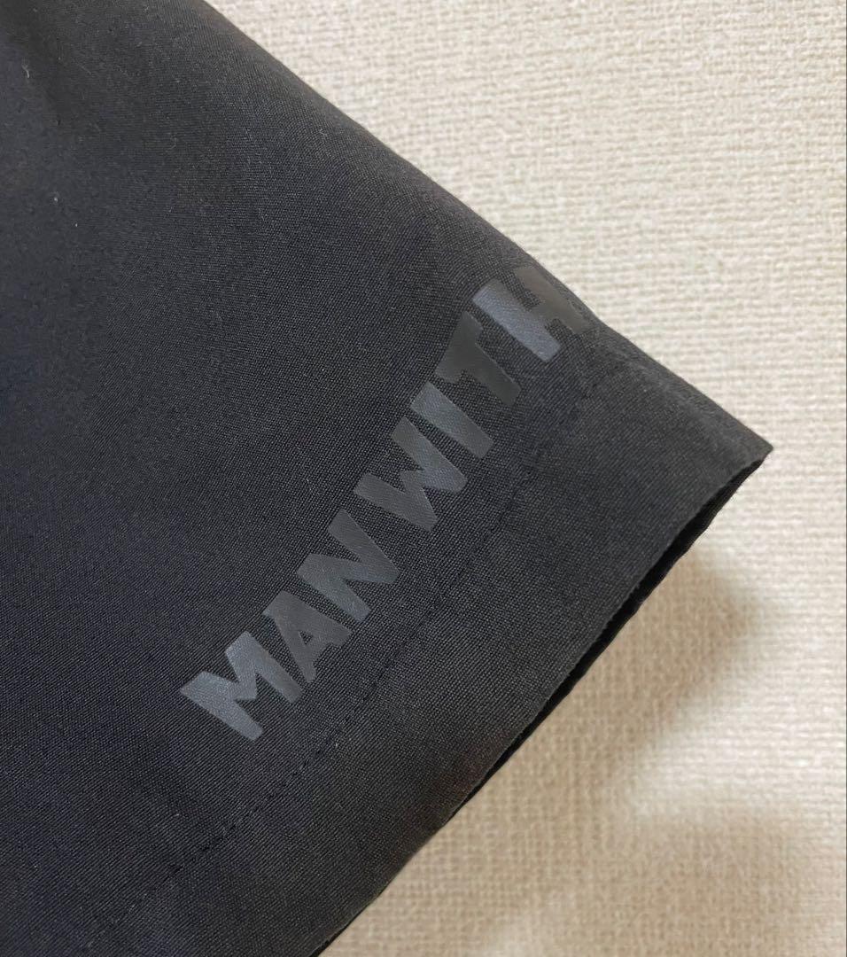 マンウィズアミッション　エクストララージ　戦闘服　半袖シャツ　黒　Lサイズ