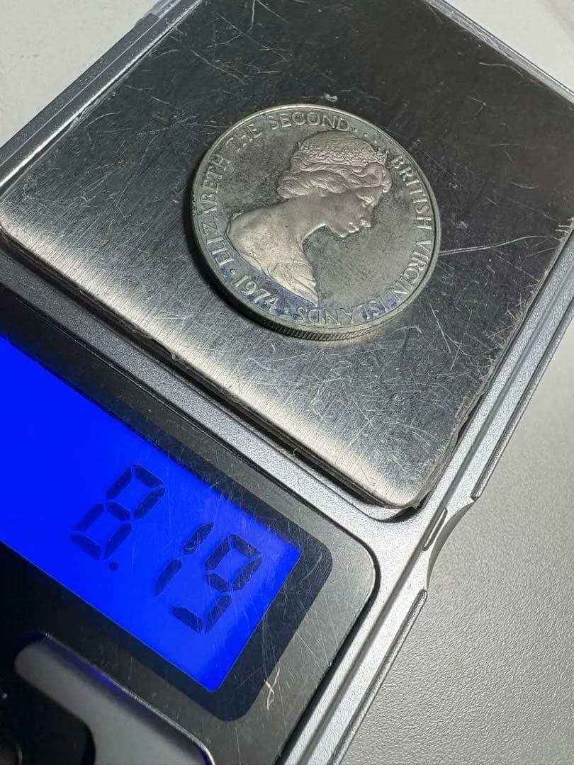 【純度保証】　ヴァージン諸島 プルーフ貨幣セット 1ドル銀貨 24.82g