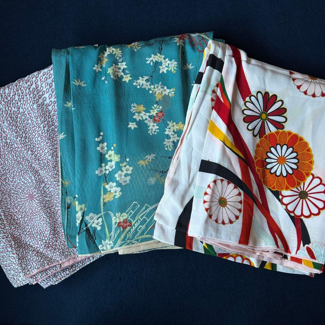 アンティーク着物22枚未仕立て1枚羽織4枚おまとめ売り材料正絹