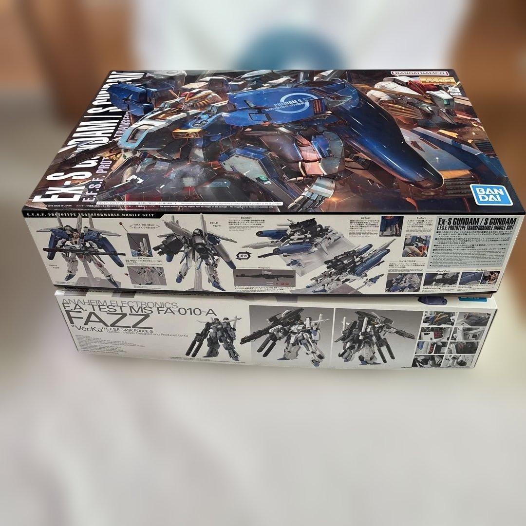 【未組立】MG Ex-Sガンダム & FAZZ ver.ka セット