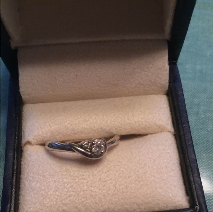 ★Pt900 ダイヤリング 0.11ct 12号