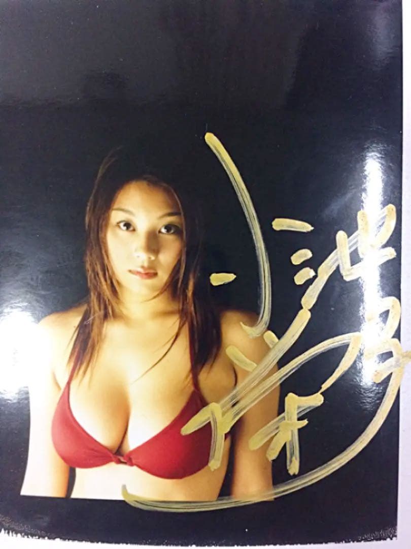 新品抽選プレ当選品★小池栄子 直筆サイン入りポラ