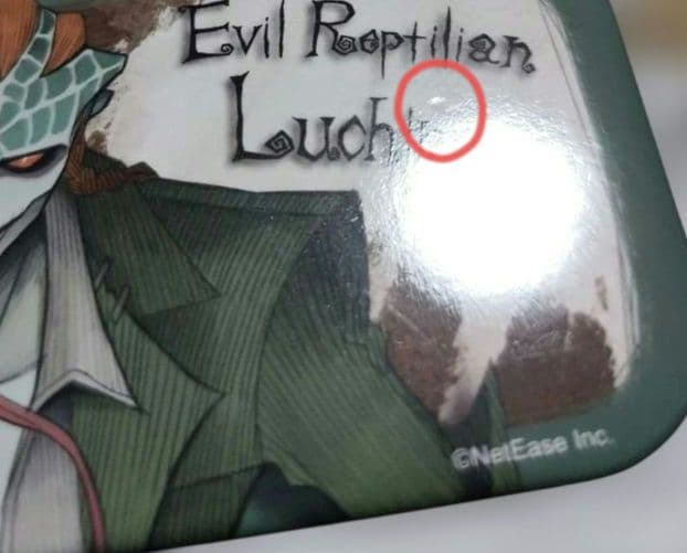 第五人格 identityV Dark×POP スクエア缶バッジ　魔トカゲ