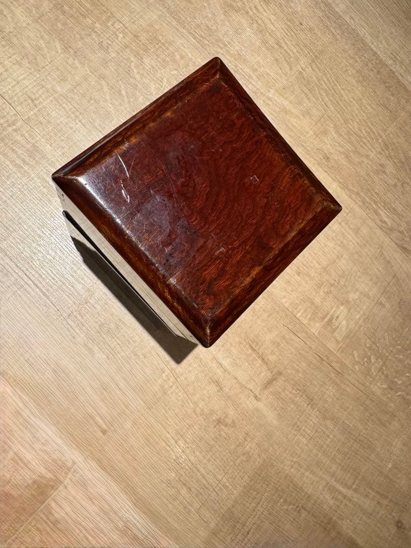 蕎麦好き粋人　欅3段重箱　茶道具　会席骨董品　木製漆器　幕末期〜明治期　古美術