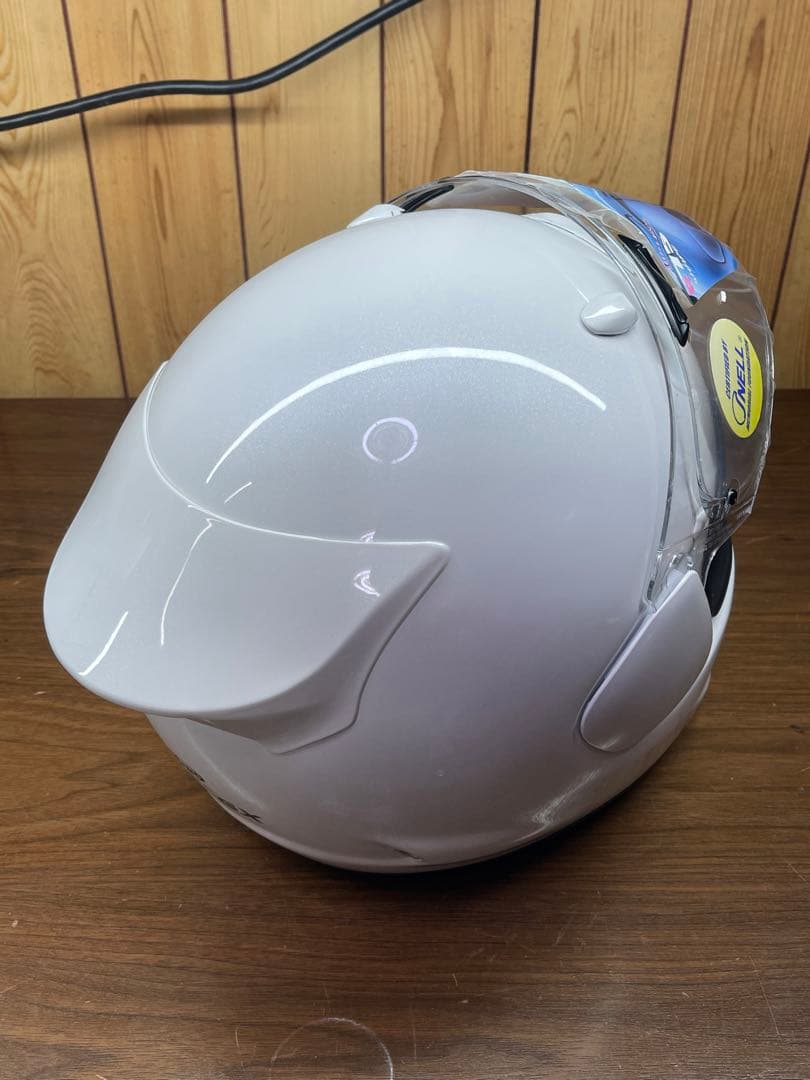 【美品】Araiアライ アストロGX グラスホワイト　59.60cm　Ｌサイズ