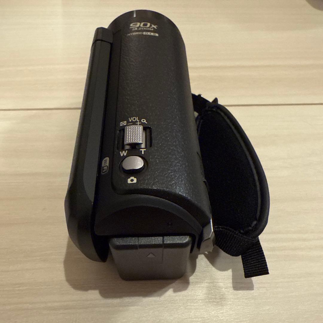 Panasonic HC-V495M ビデオカメラ 本体・スタンド・ケース付き