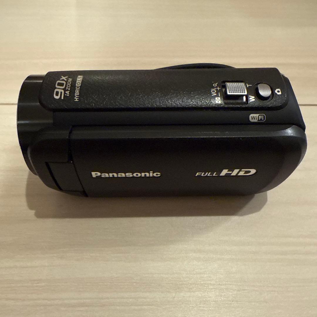 Panasonic HC-V495M ビデオカメラ 本体・スタンド・ケース付き