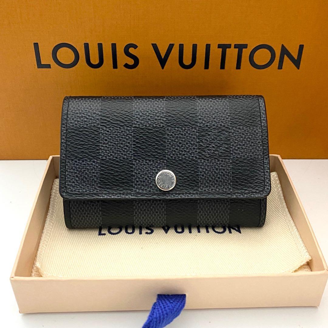 使用わずか　ルイヴィトン　ダミエグラフィット　キーケース　6連　現行モデル