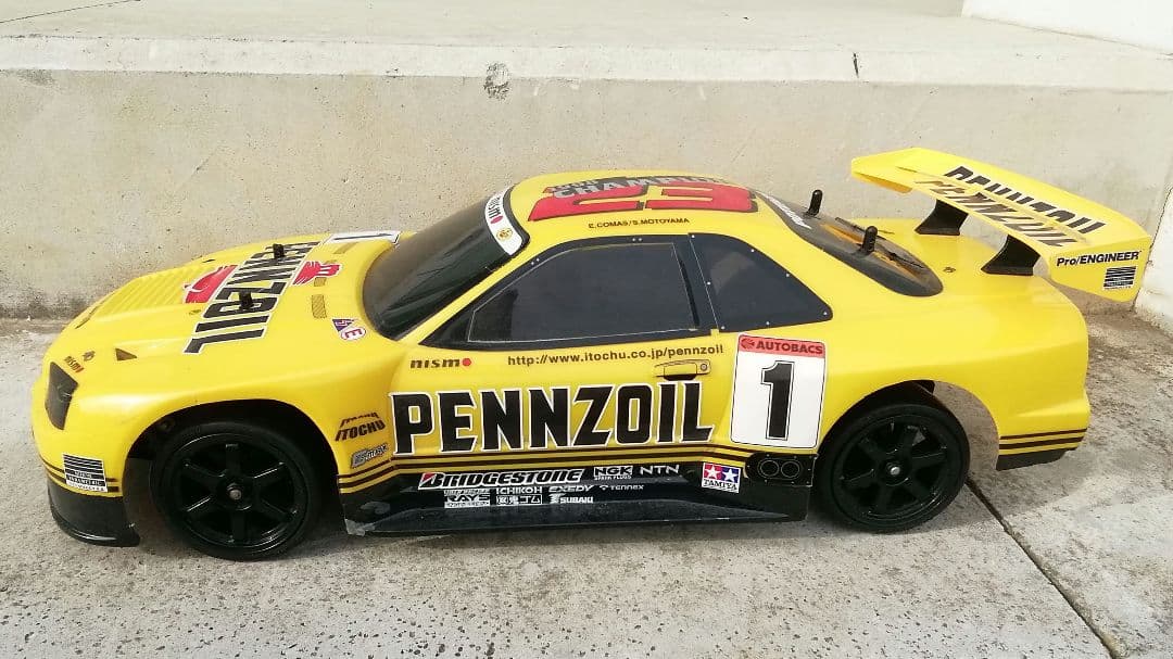 タミヤ 1/10スケール ラジコン ペンズオイル スカイラインGT-R R34