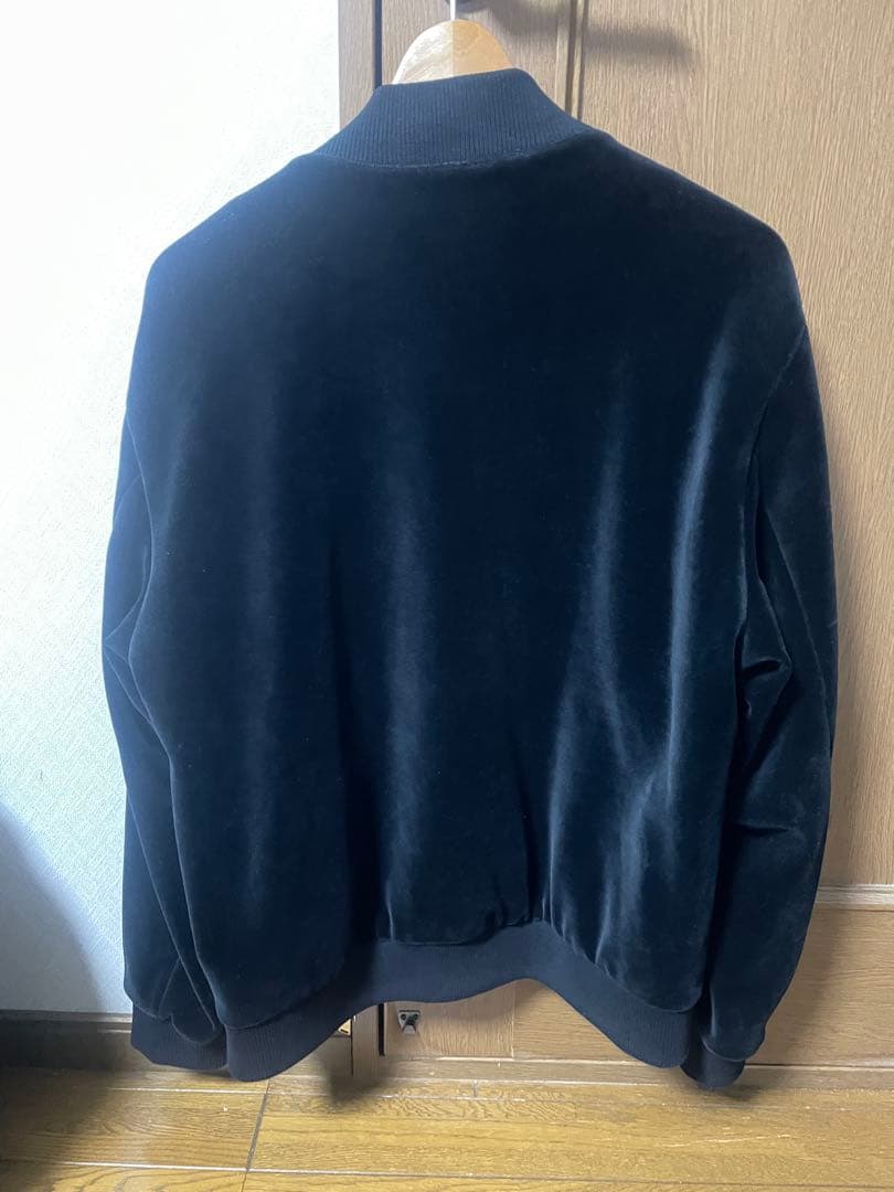 蟹*噌様 hugo bossジップアップ ボンバージャケットブラック　48