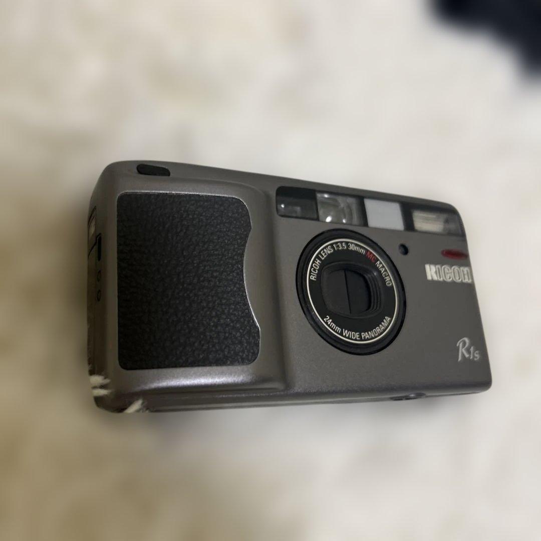 【外観美品】RICOH R1s グレー フィルムカメラ 一部動作確認済