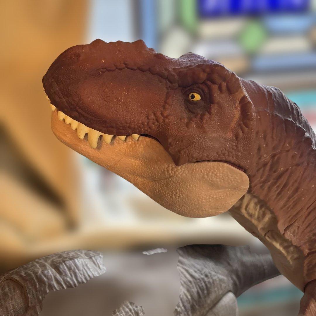特大　恐竜　2体　ティラノサウルス　首長恐竜　ディスプレイ　フィギュア