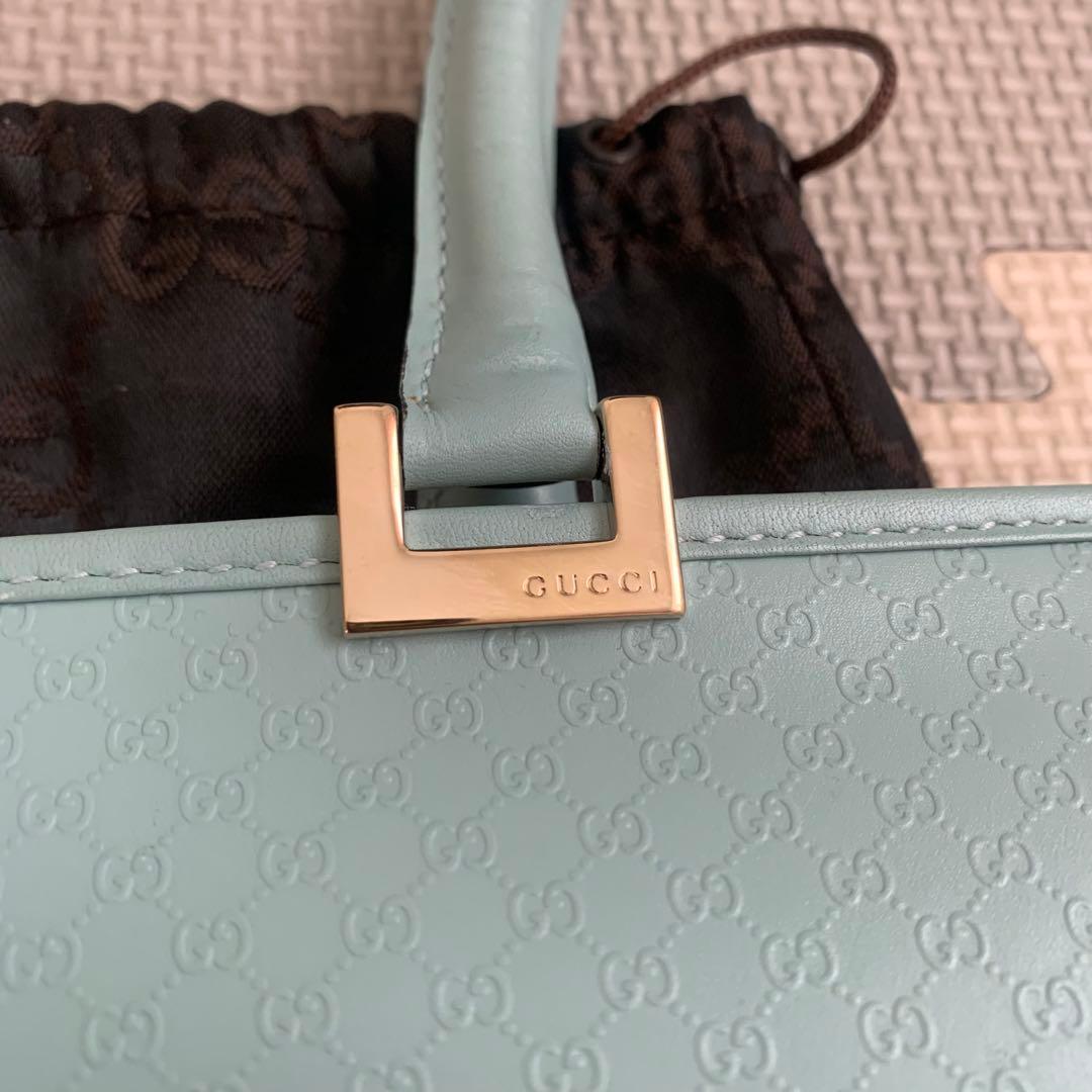 GUCCI グッチ ジャッキー マイクロGG柄 トートバッグ ハンドバッグ