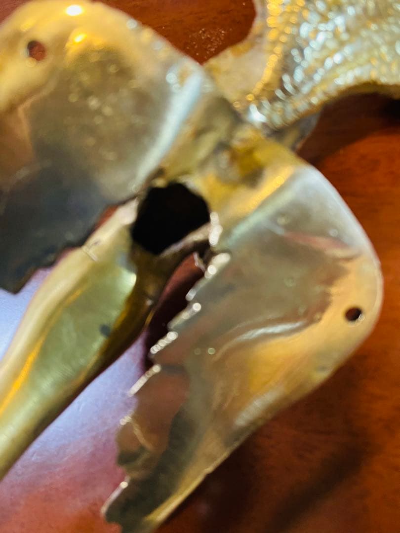 新品　送料無料 アンティーク ドアハンドル ナーガ 蛇神 龍神 約27㎝⑧