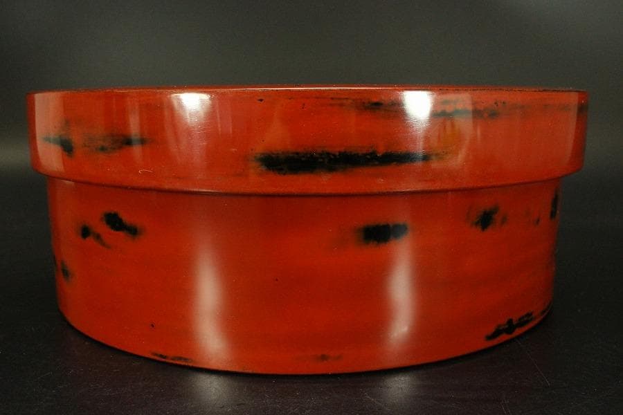 煎茶 根来 塗 茶櫃 旧家蔵出 送料無料(P118)