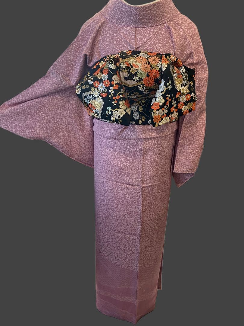 江戸小紋　小花流水文様　付け下げ訪問着　卒業式　入学式　お茶会　お出かけに！