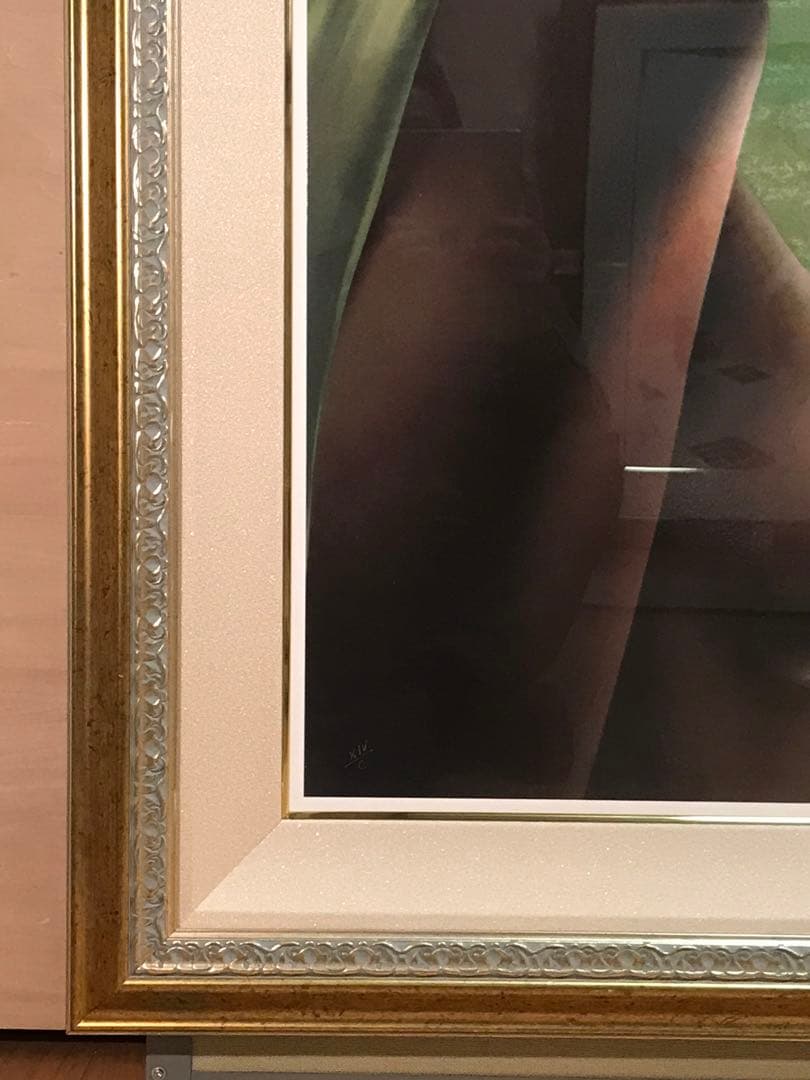 マーティロ・マヌキアン　「春」　シルクスクリーン　直筆サイン・エディション有り