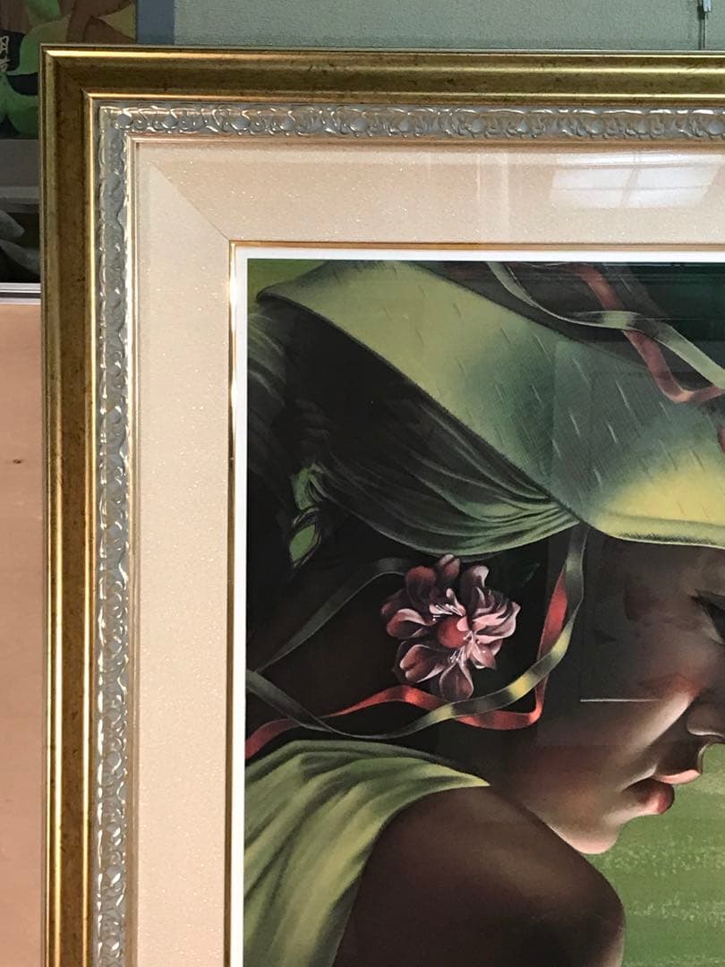 マーティロ・マヌキアン　「春」　シルクスクリーン　直筆サイン・エディション有り