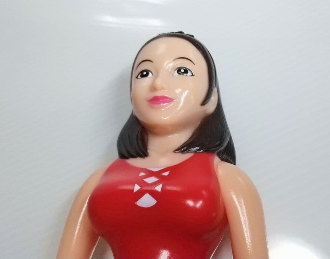 〔美品〕マーミット アンヌ隊員 赤水着 ソフビ 世紀の大怪獣シリーズ 怪獣天国