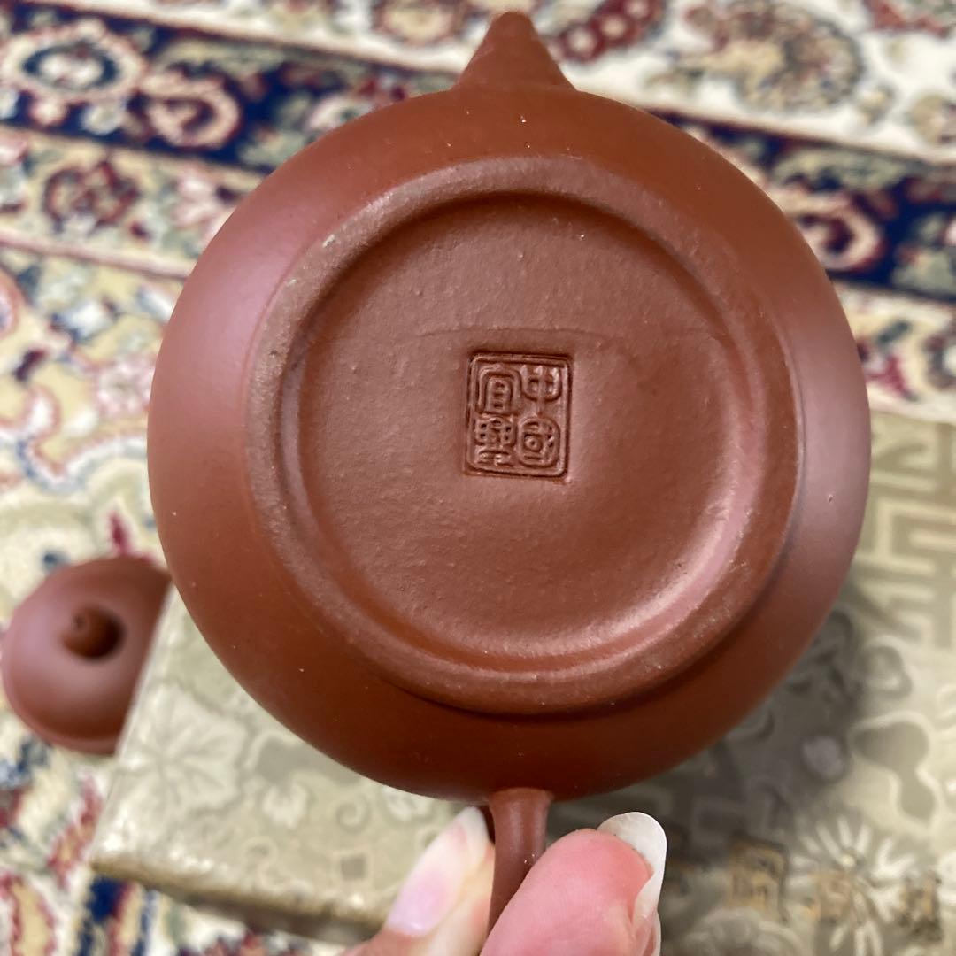 宜興 朱泥 急須　紫砂　茶壷　茶壺　中国 茶器 ミニ 芬