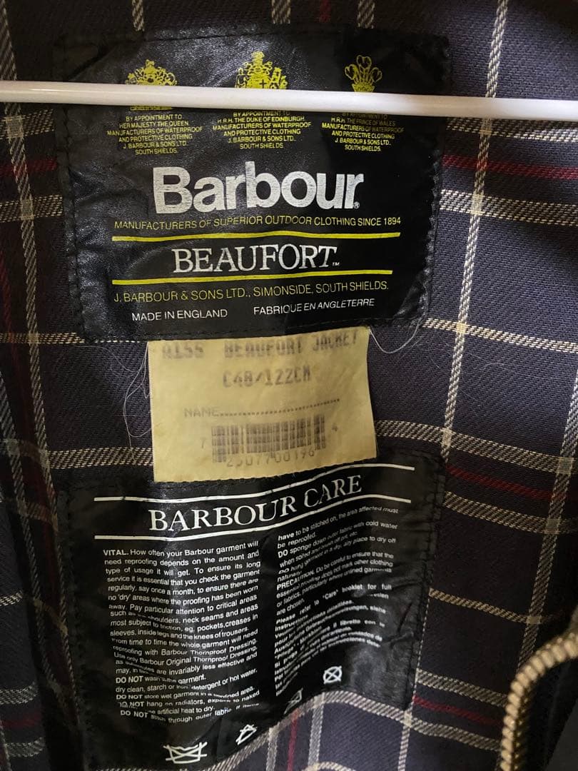 Barbour Beaufort ジャケット ネイビー