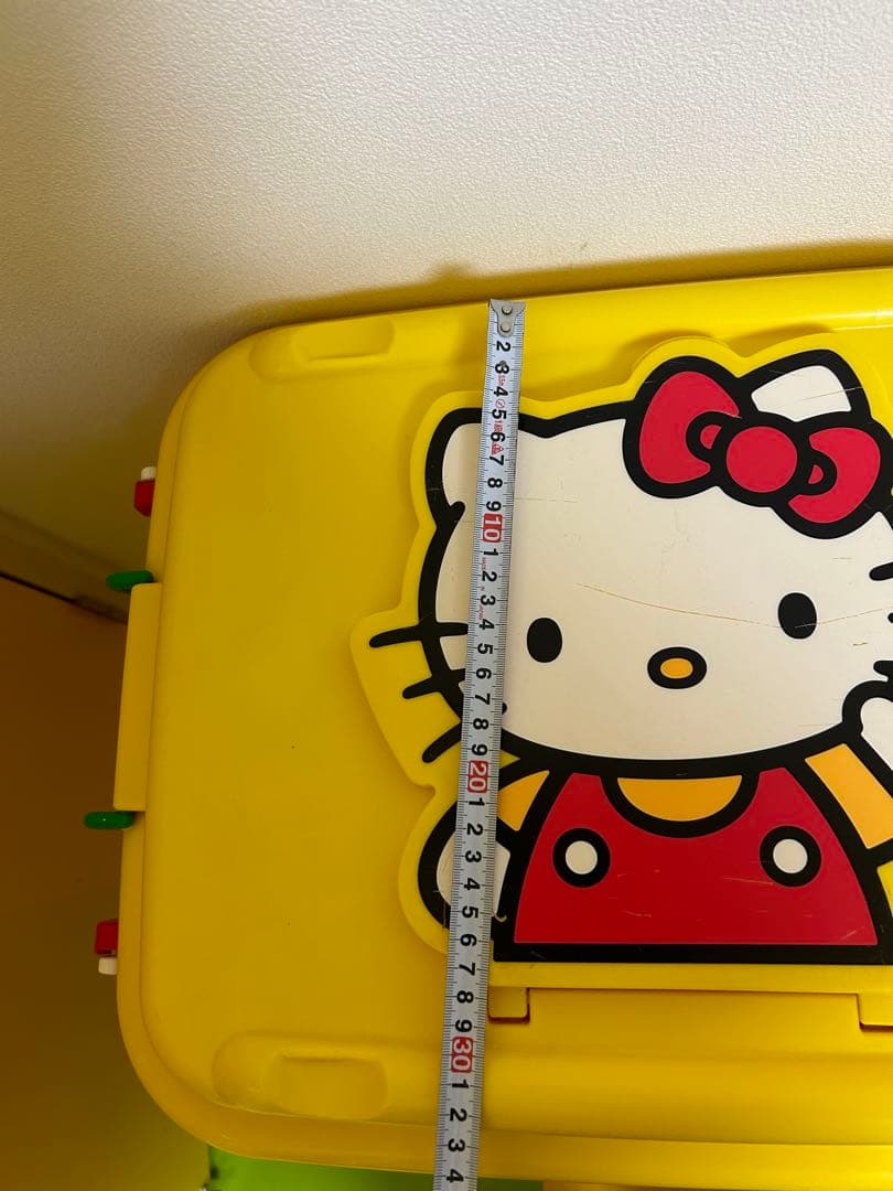レトロ　ハローキティ 収納ボックスセット キャスター付き　おもちゃ箱　サンリオ