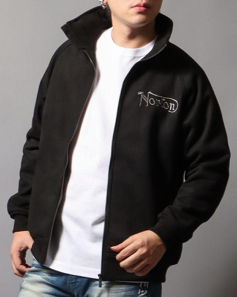 新品未使用Nortonノートン　裏ボアジャケット　ブラック　XXL