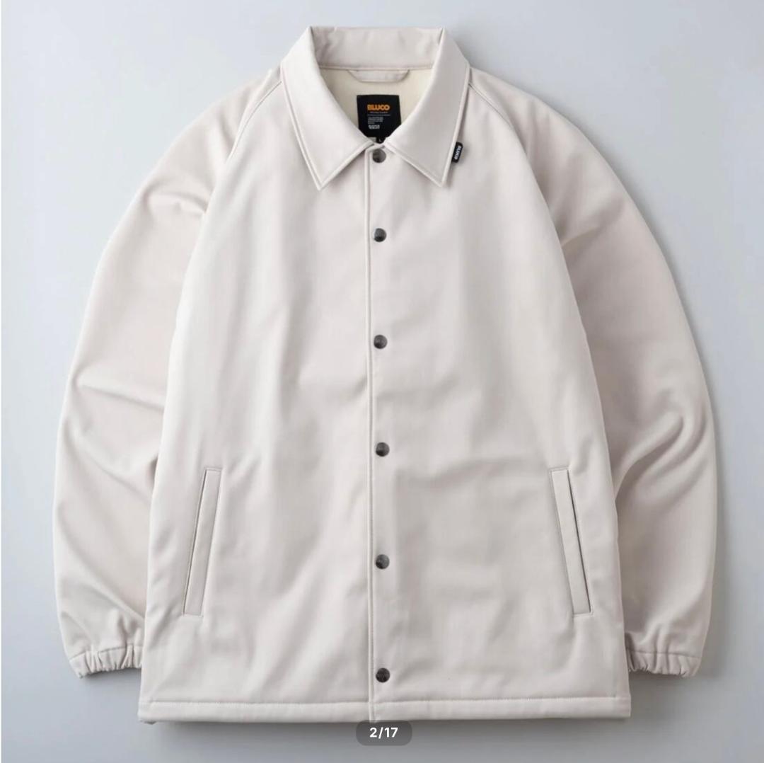 【BLUCO】STRETCH WARM COACH JACKET　BLACK