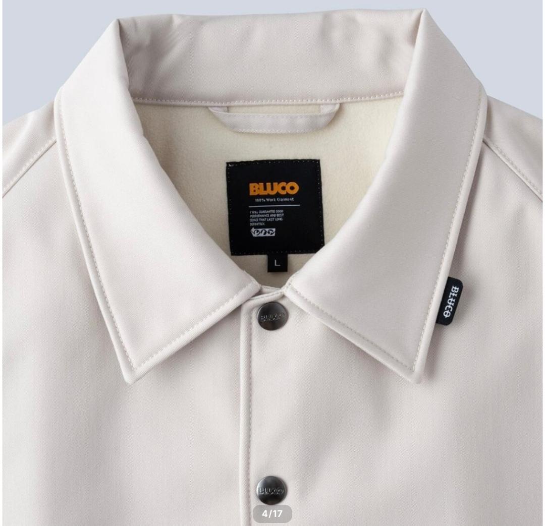 【BLUCO】STRETCH WARM COACH JACKET　BLACK