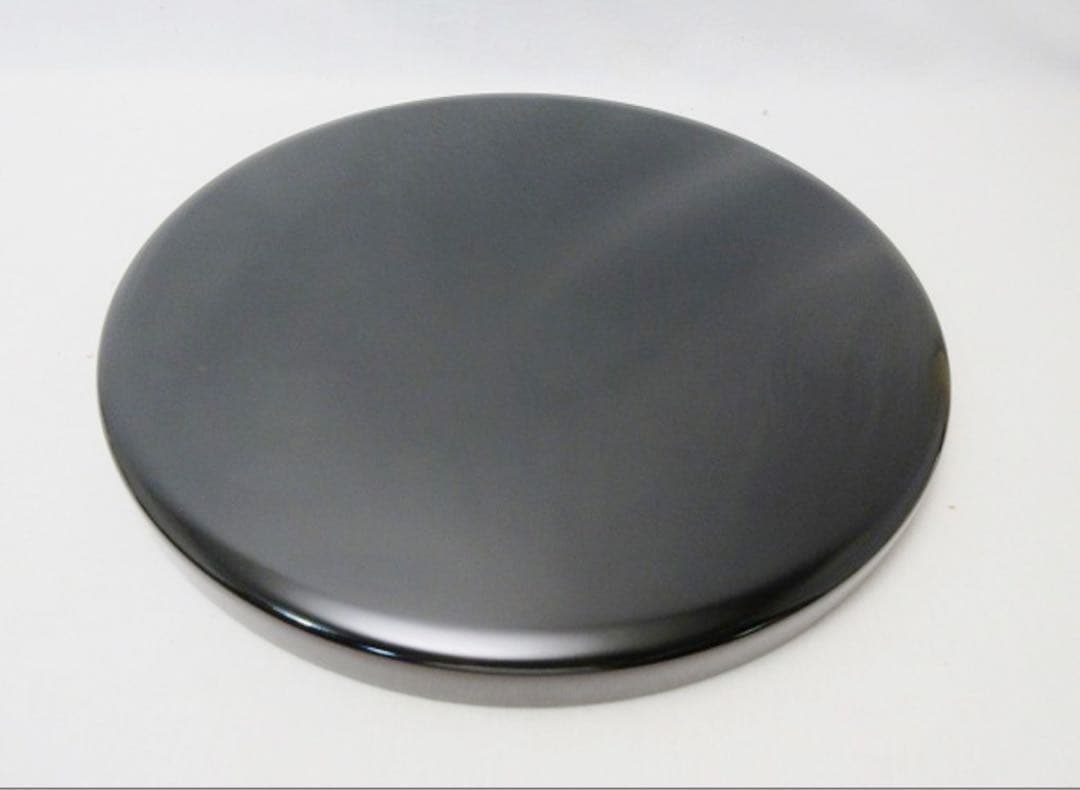 ほぼ未使用 懐石道具 越前塗 天然木製 溜塗 鶴蒔絵 丸膳4客揃 元箱