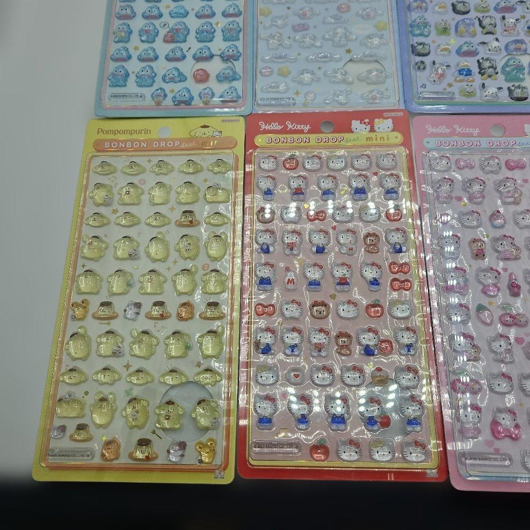 新品未使用　確実正規品 サンリオ　ボンボンドロップシール　コンプリートシール
