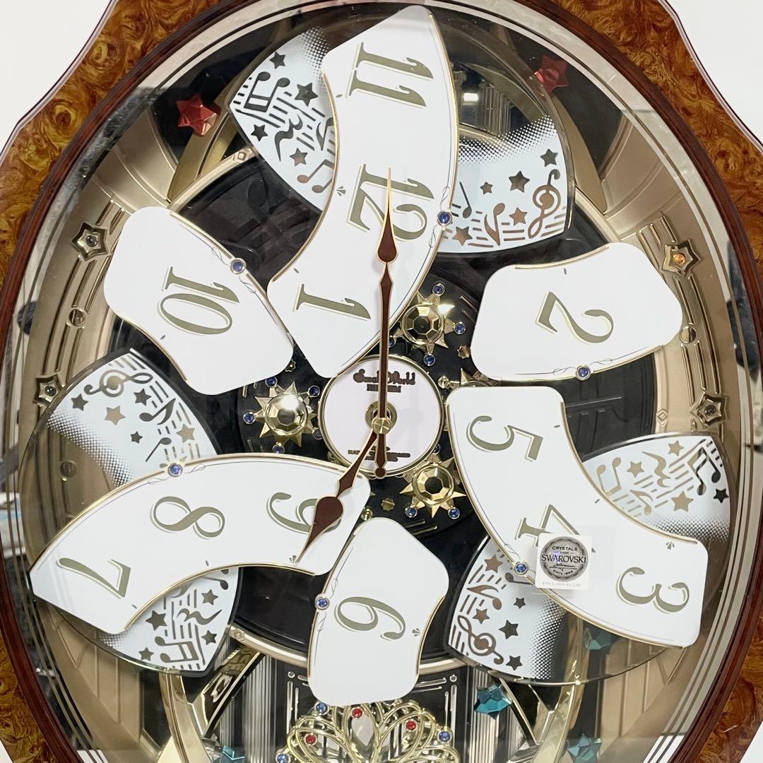 RHYTHM スモールワールド　からくり時計　掛け時計 電波 4MN499RH