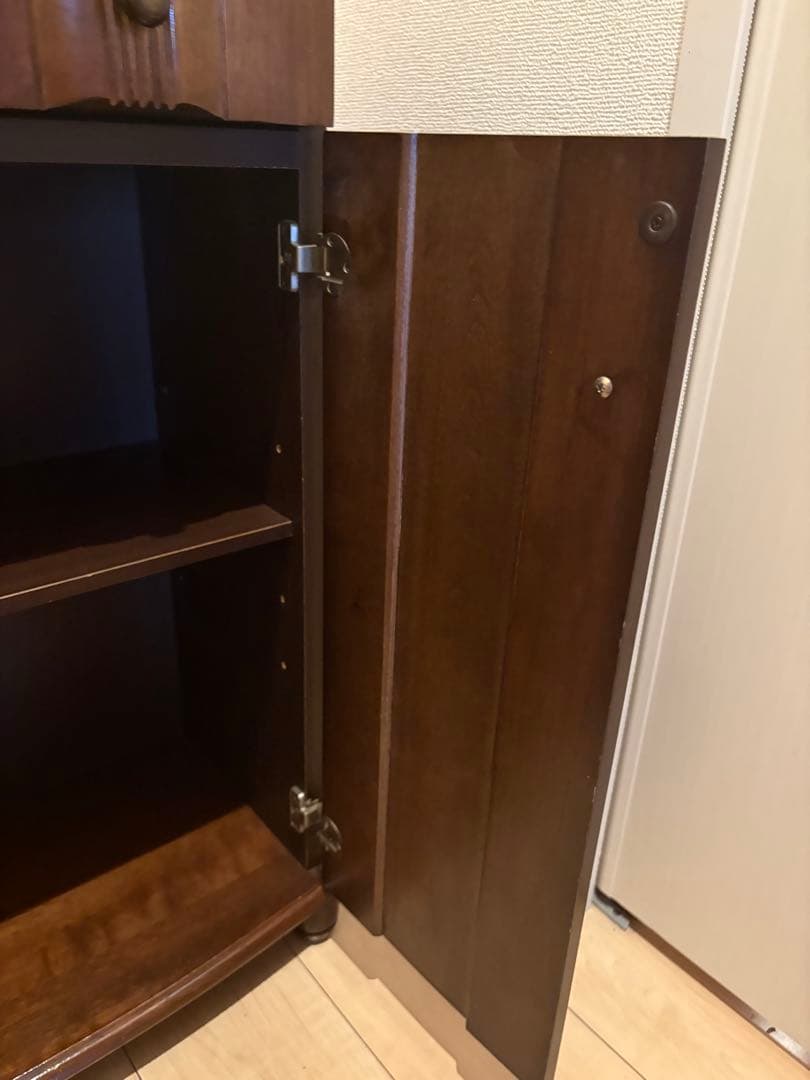 イギリス製 西洋 アンティーク コンソール キャビネット 飾り棚