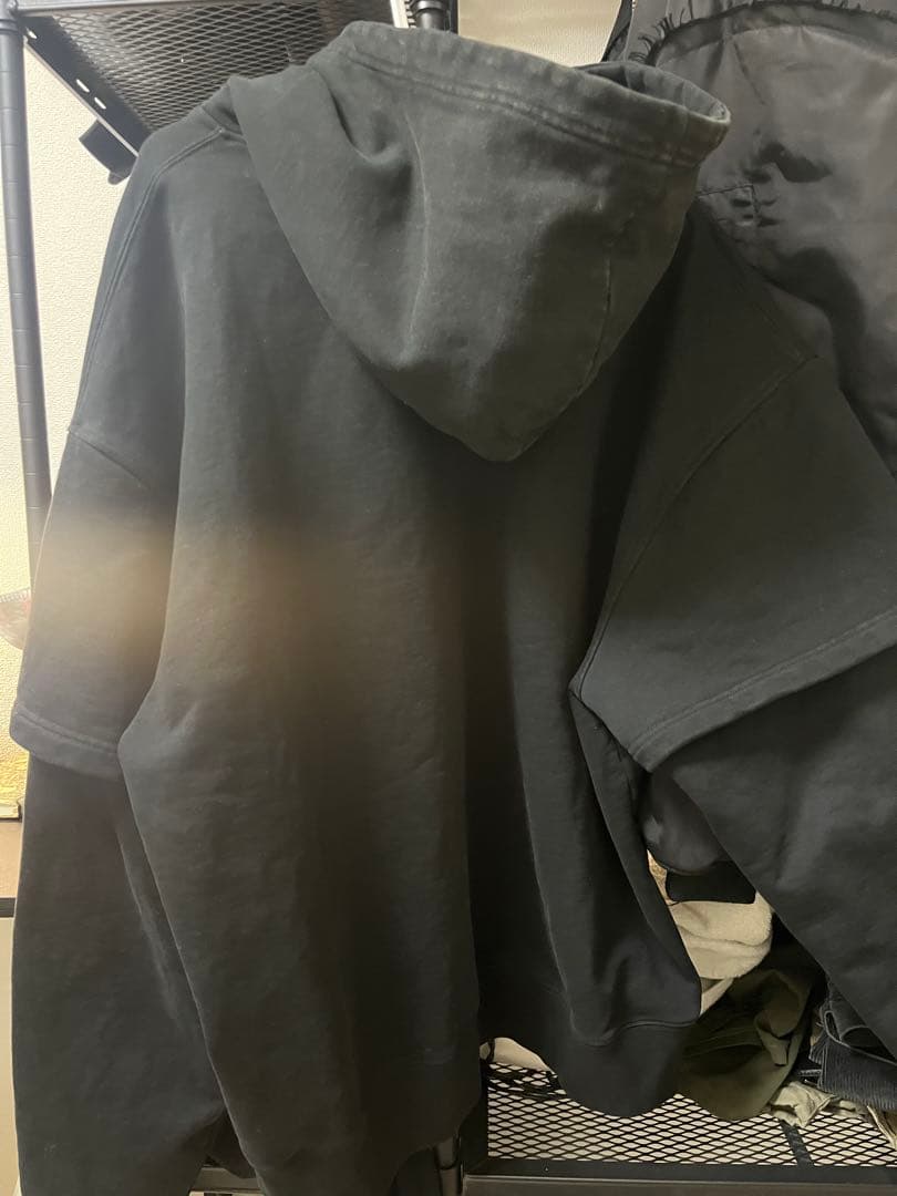 MAD EFFECT レイヤードパーカー