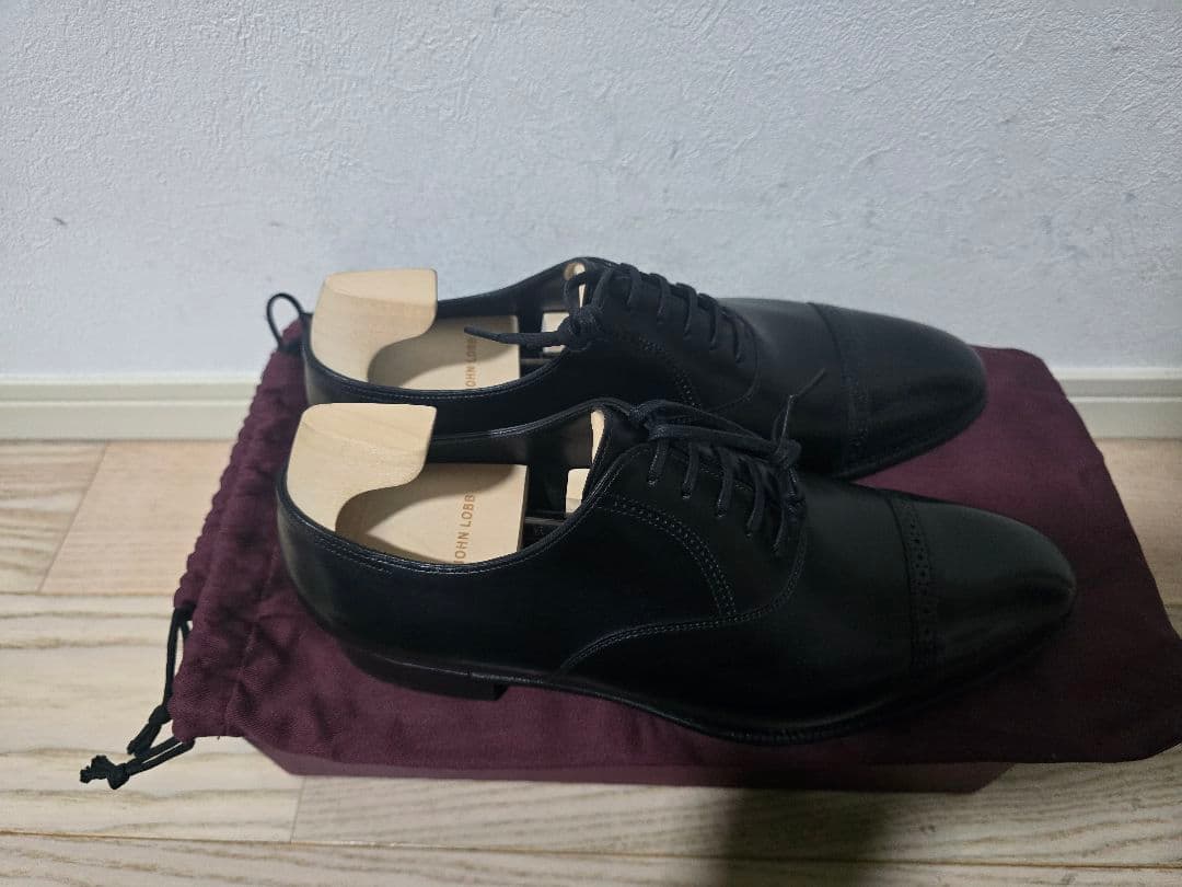 ※純正シューツリー＆未使用品　JOHN LOBB　Philip Ⅱ 6.5