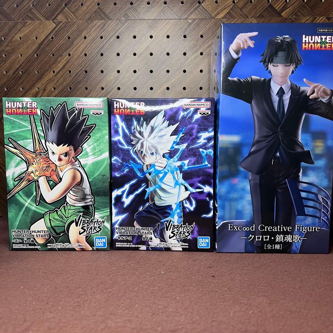 HUNTER×HUNTER フィギュア クロロ 鎮魂歌　ゴン　キルア