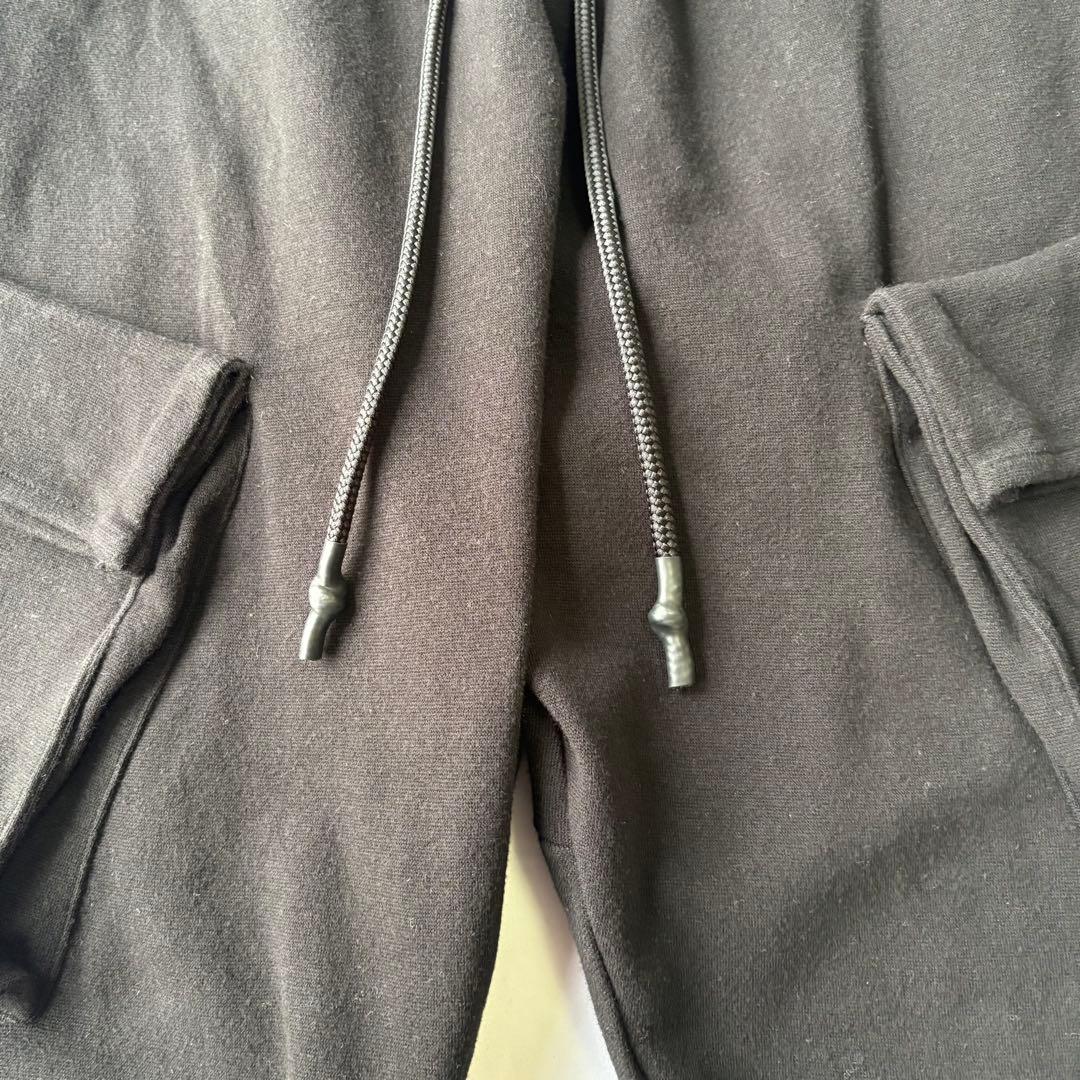 RIPVANWINKLE BUSH EASY JERSEY ブラック サルエル