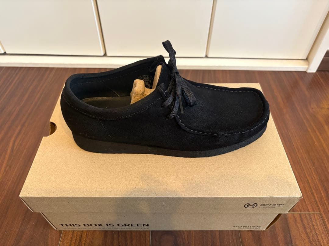 CLARKS クラークス　ワラビー 【26.5】ブラック