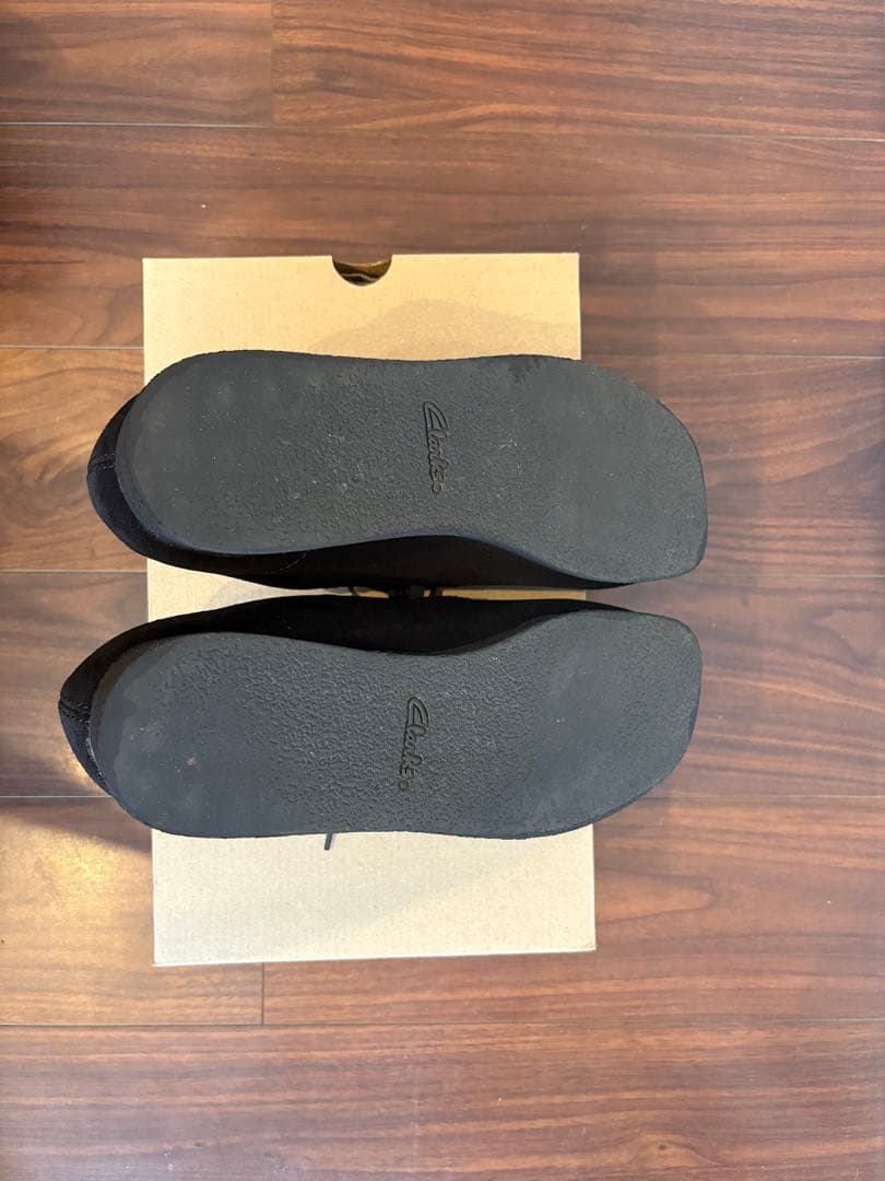 CLARKS クラークス　ワラビー 【26.5】ブラック