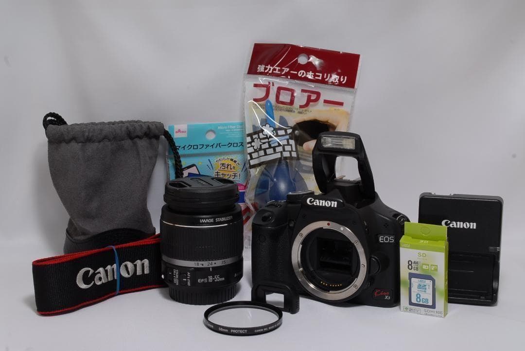 ✨すぐに使える　✨美品 Cannon　Kiss X3 標準レンズセット