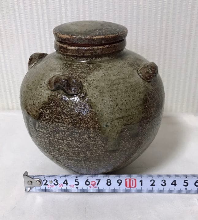 信楽焼  茶壷  骨董品  アンティーク  茶壺
