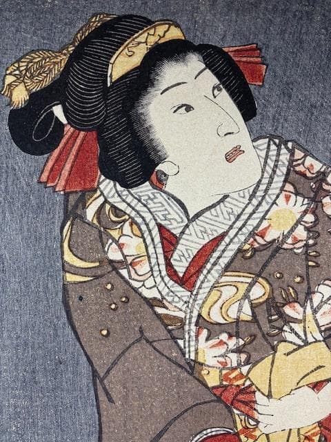 額装品/Made in Japan/歌川 国貞/アート/ポスター/インテリア