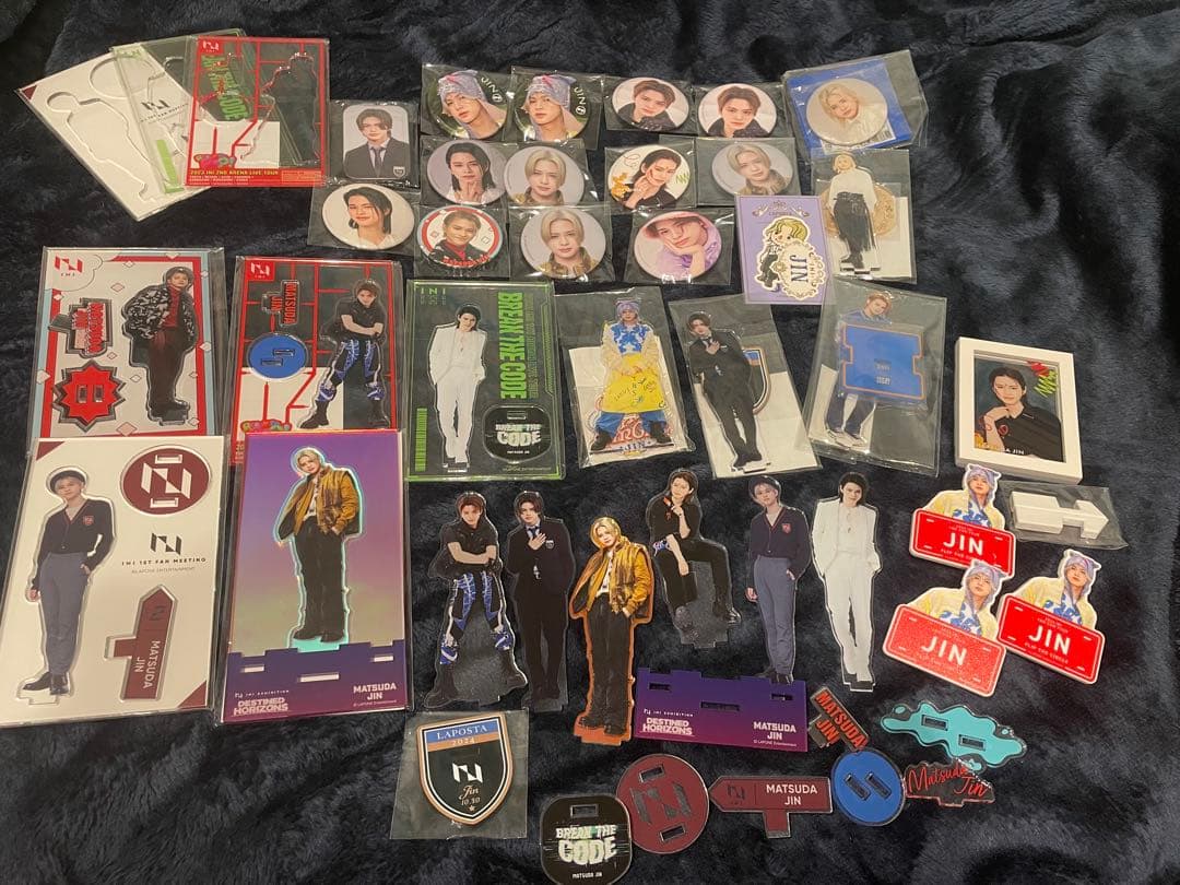 松田迅　アクスタ 缶バ トレカ まとめ売りセット